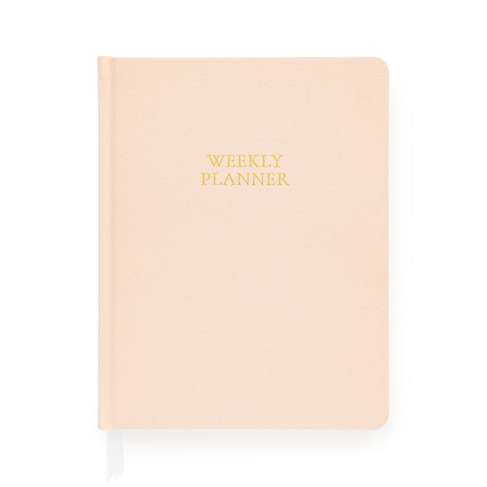 Pale Pink Undated Weekly Planner