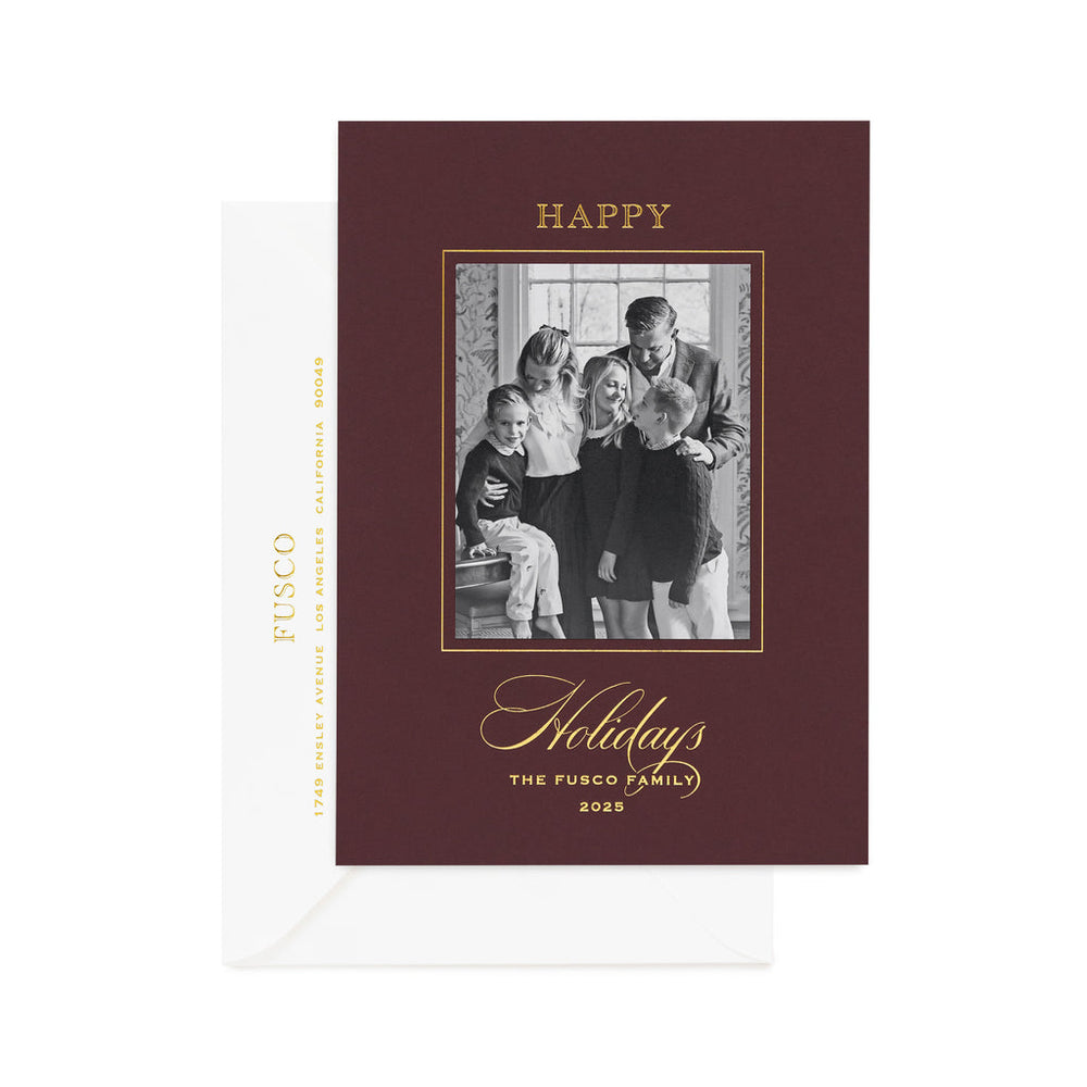Traditional Happy Holidays