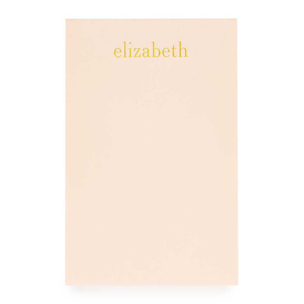 Pale Pink Custom Notepad