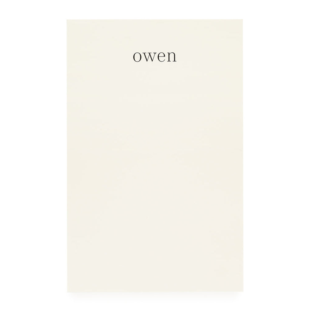 Cream Custom Notepad