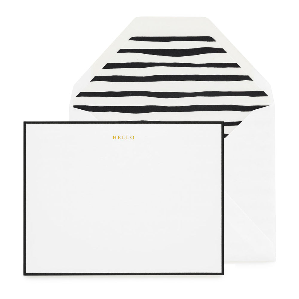Sugar Paper x Frances Valentine Painterly Stripe Hello Note Set