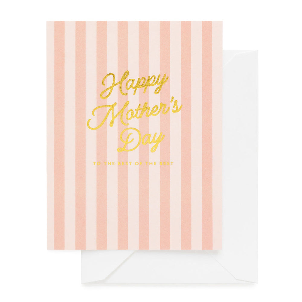 Pink Striped Mother's Day