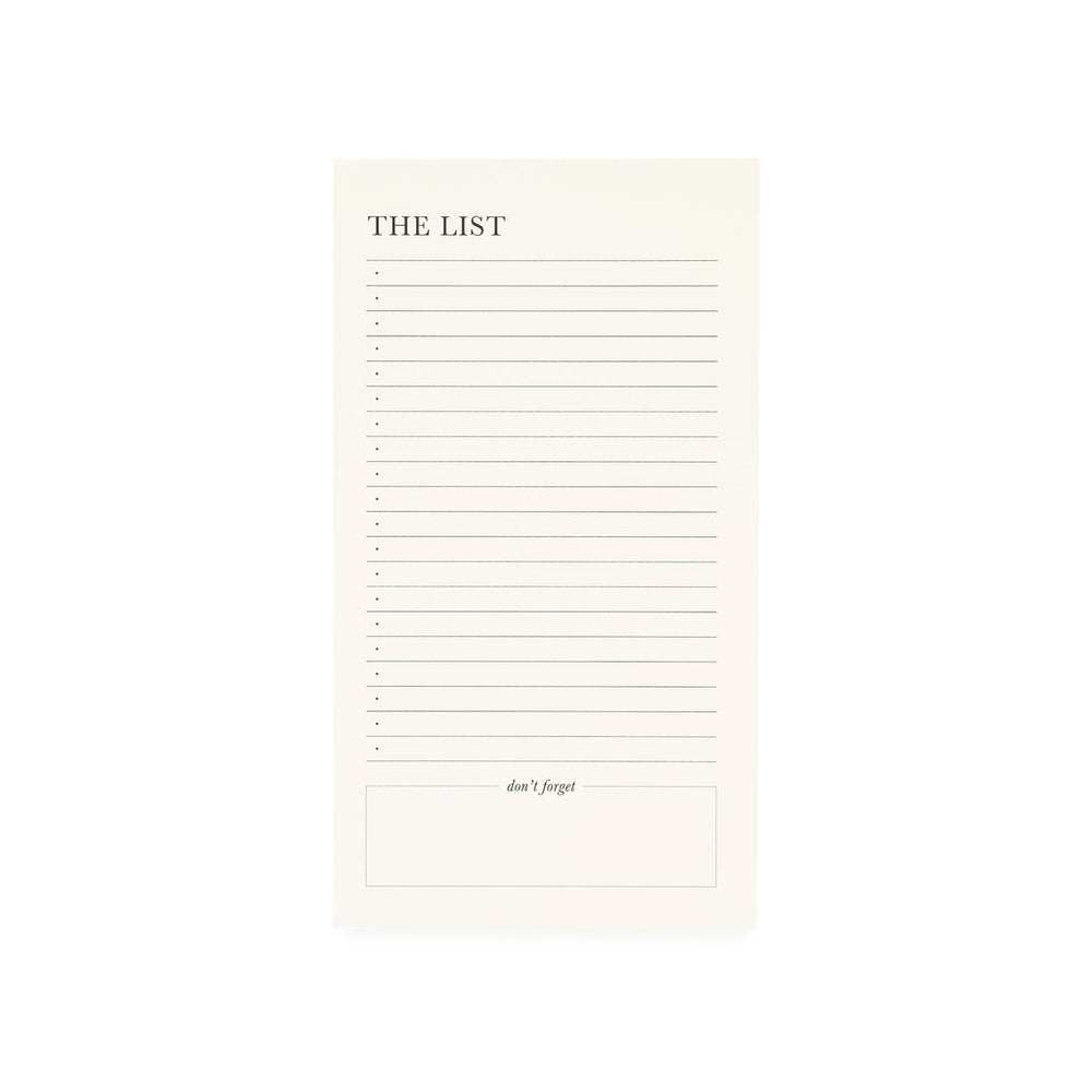 Cream List Pad