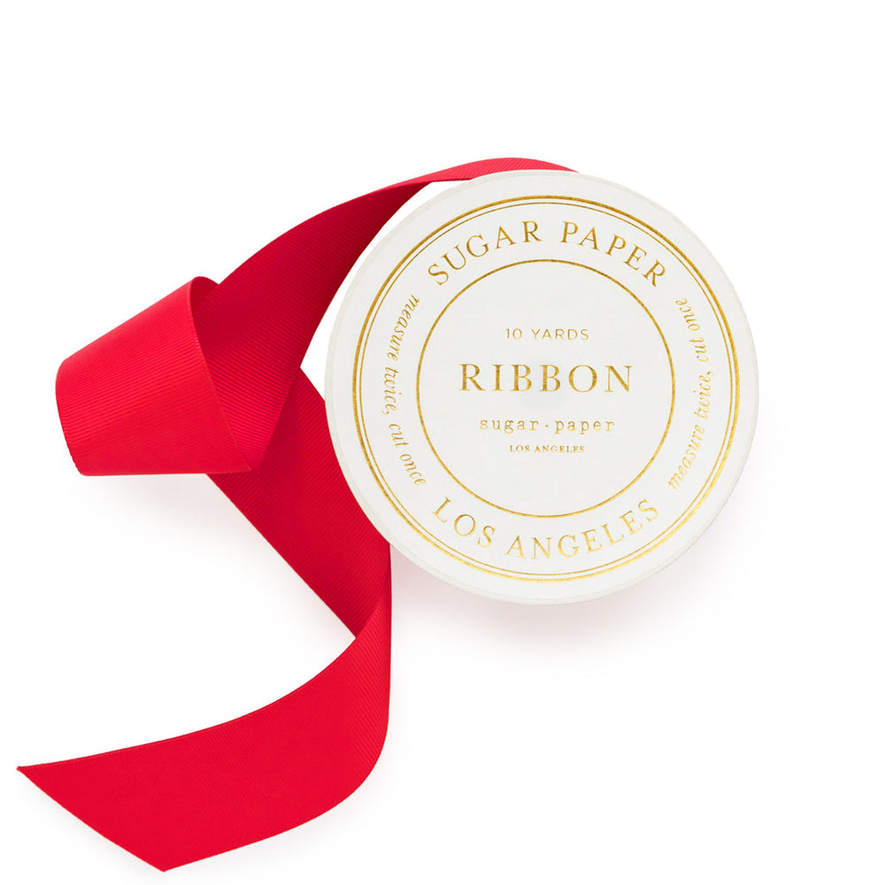 1.5 Inch Red Grosgrain Ribbon